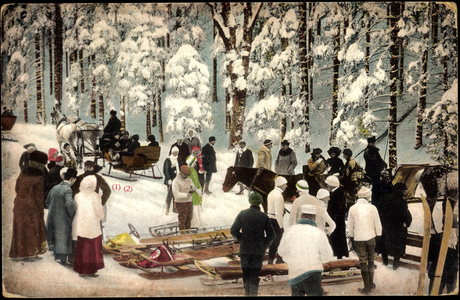 Oberhof Thuringia, Duchess of Coburg, bobsleighing