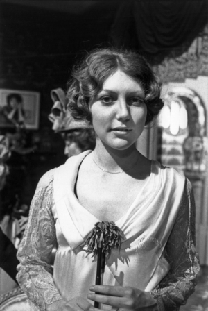 Anne Wiazemsky in Tvmovie "Le Pain Noir" January 12, 1974 (b/w photo)