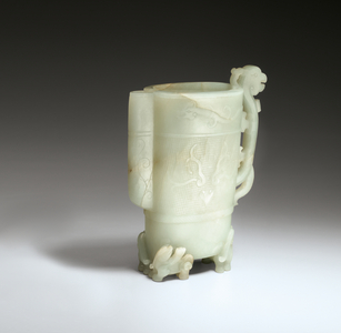 Pouring Vessel, 17th-18th century (green jade)
