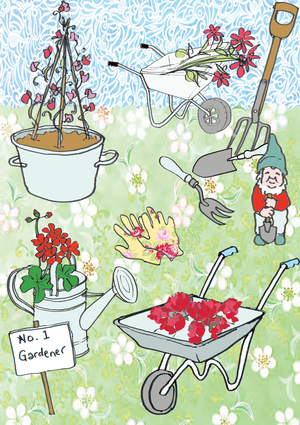 Gardening, 2013 (mixed media digital image)