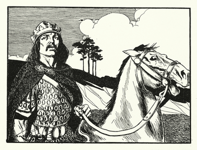 King Alfred (litho)
