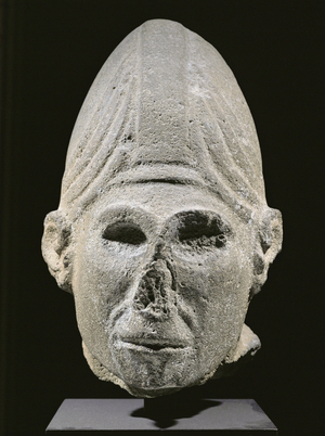 Head of an Assyrian god …