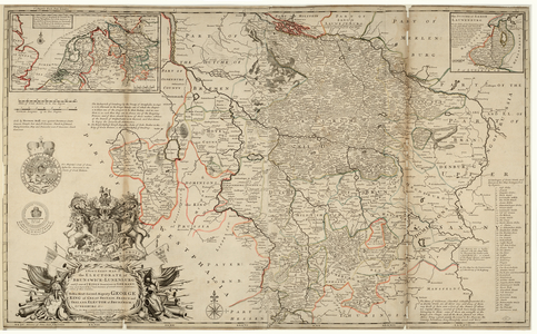 Electorate of Brunswick-Lunenburg 1714-1727 (engraving)