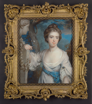 Mary Colebrooke, later Aubrey, 1766 (pastel on paper laid down on linen)