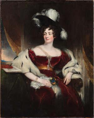 Portrait of Charlotte Florentia, Third Duchess of Northumberland (1787-1866), 1831 (oil on canvas)