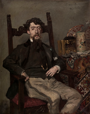 Edouardo Zamacois Y Zabala, circa 1870 (oil on canvas)