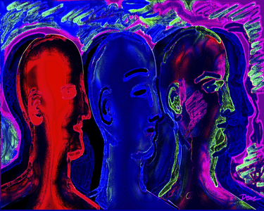 Head Series #1, 2001 (computer graphics)