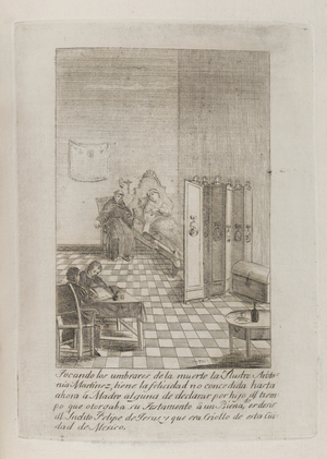 Life of Saint Philip of Jesus (Vida de San Felipe de Jesus), 1801 (engraved print on white antique laid paper)
