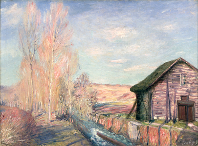 Spring in the Countryside, outskirts of Moret, 1891 (oil on canvas)