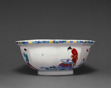 Octagonal Bowl, c.1755 (Soft paste porcelain)