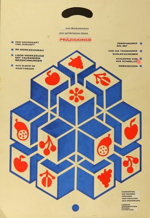 Design for Plastic Bag, 1981 (tempera on paper)