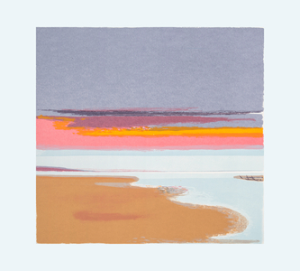 Sea Edge Sunset, UK, 2008 (screen print)