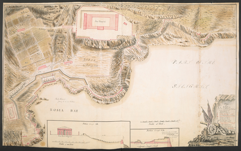 A plan of Rosia Bay, Gibraltar