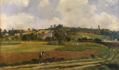 Landscape near Pontoise, c.1877-85 (oil on canvas)
