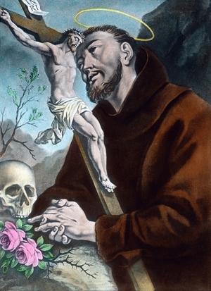 Scene of the life of Saint Francis of Assisi, 13th century