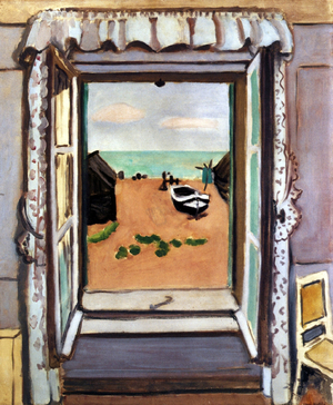 The Window, Étretat, Normandy, 1920 (oil on canvas)