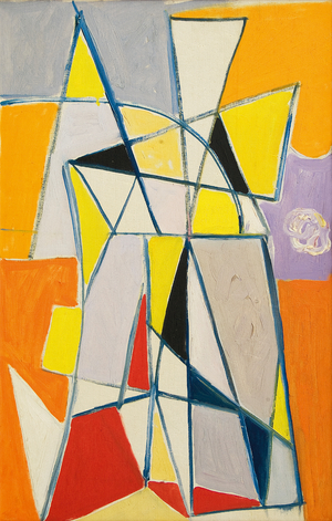 Abstract Composition, c.1949 (oil on canvas)