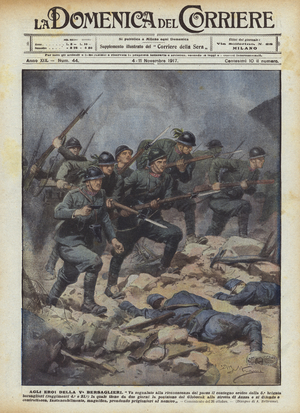 To the Heroes of the Va Bersaglieri (colour litho)