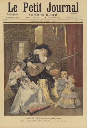 La Sarabande (colour litho)