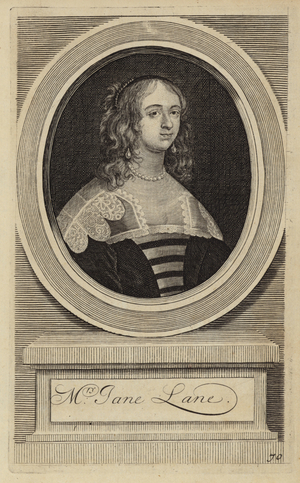 Jane Lane, Lady Fisher (engraving)