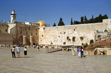 Western Wall on the Temple Mount in Jerusalem..., 1999 (photo)
