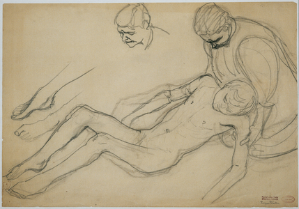 Becoming and passing away (draft sketch), c.1920 (pencil on paper)