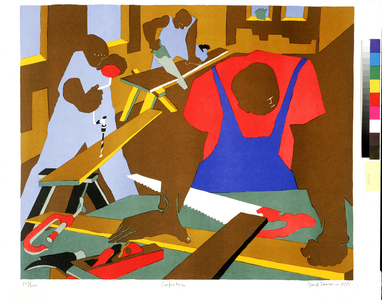 Carpenters, 1977 (lithograph)