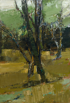 Forest VI, 1959 (oil on hardboard)