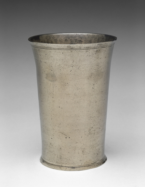 Beaker, 1786-c. 1800 (pewter)