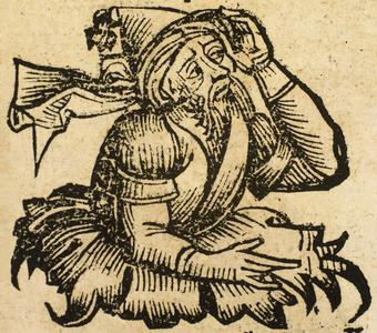 Portrait of Dion of Syracuse, 16th century (engraving)
