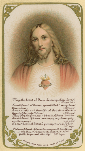 May the heart of Jesus be everywhere loved! (chromolitho)