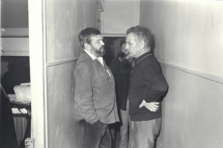 Georges Brassens, with Jean Pierre Chabrol, 1969 (photo)