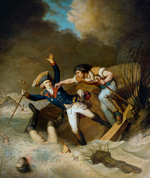 Duke Maximilian J. Leopold von Braunschweig-Lueneburg, (oil on canvas)