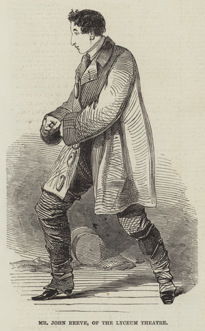 Mr John Reeve, of the Lyceum Theatre (engraving)