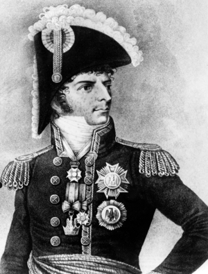 Jean Baptiste Jules Bernadotte (1763-1844) Prince of Ponte-Corvo and Marshal of France , future king of Sweden and Norway under the name of Charles XIV in 1818-1844, engraving