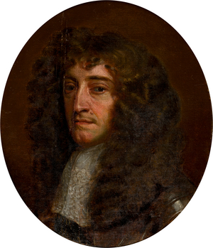 Portrait of Prince Rupert of the Rhine (1619-1682), c.1618-80 (oil on board)