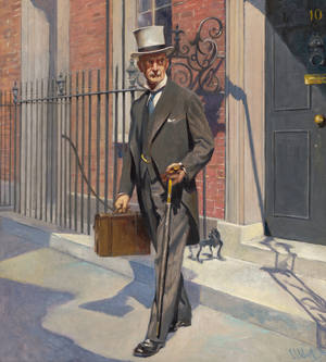 Neville Chamberlain, (1869-1940), 1938 (oil on canvas)