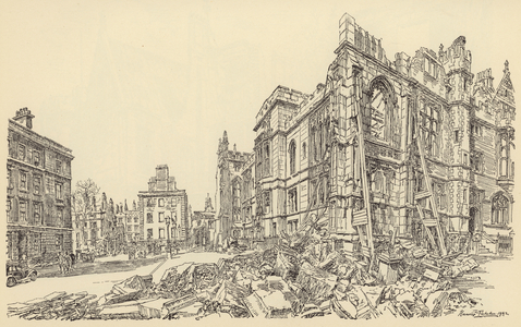 The Inner Temple Library (litho)