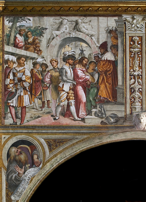 Jesus in front of Pontius Pilate, 1519 (fresco)