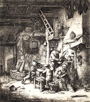 Peasant Family, 1647 (etching)
