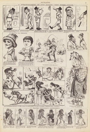 Page from Scraps, Vol IV, No 147 (engraving)