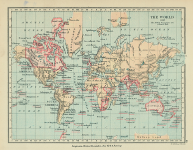 The World (colour litho)