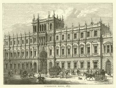 Burlington House, 1875 (engraving)