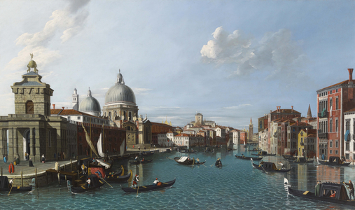 Santa Maria della Salute and Canal Grande, Venice (oil on canvas)