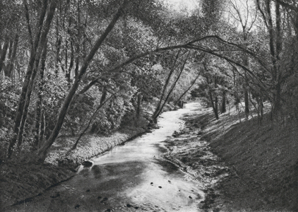 Kislovodsk, River Olkhovka (b/w photo)