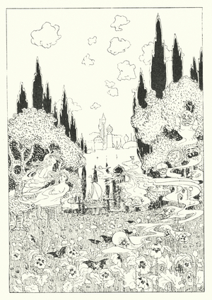 Lucian's A True History: The Island of Dreams (engraving)