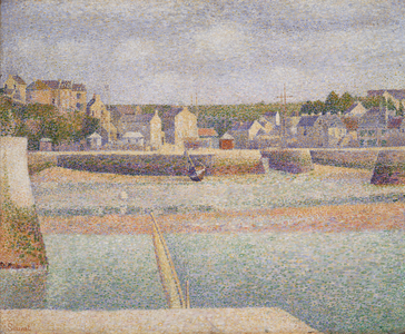 Port-en-Bessin: The Outer Harbor (Low Tide), 1888 (oil on canvas)