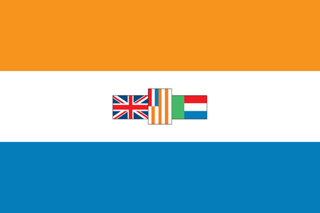 Historical flag of South Africa, the southernmost country in Africa, from 1928 to 1994.