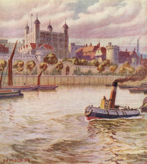 The Tower (colour litho)