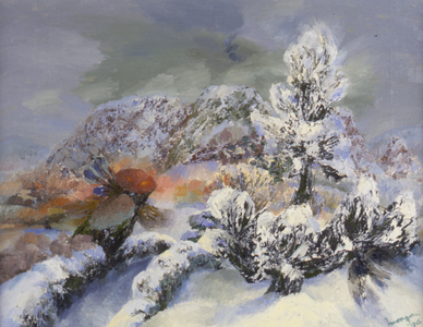 Green Man at Cwmyoy, 1996 (oil on canvas)